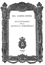 Diccionario de la Academia de la Lengua Española 1970 decimonovena Diccionario de la Academia de la Lengua Española 1970 decimonovena