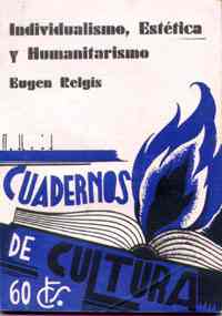 Eugen Relgis, Individualismo, Estética y Humanitarismo, Madrid 1933