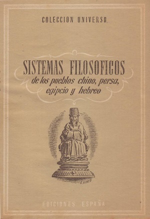 Sistemas filosóficos de los pueblos chino, persa y egipcio