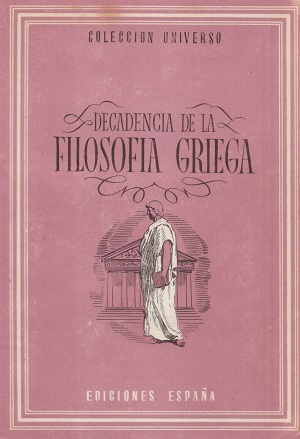 Decadencia de la filosofía griega