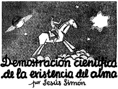 Jesús Simón, Demostración científica de la existencia del alma grabado