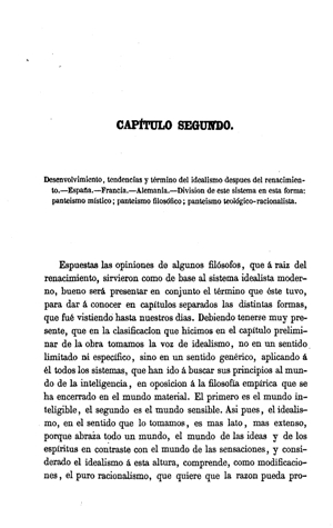 Patricio de Azcárate Corral, Exposición histórico crítica de los sistemas filosóficos modernos, Madrid 1861