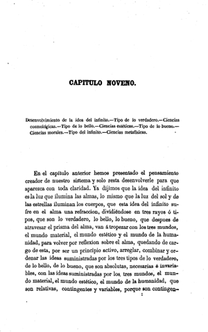Patricio de Azcárate Corral, Exposición histórico crítica de los sistemas filosóficos modernos, Madrid 1861
