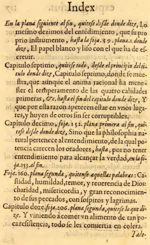 Huarte, expurgo 1584, hoja 117v