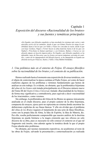 José Manuel Rodríguez Pardo, El alma de los brutos en el entorno del Padre Feijoo, Oviedo 2008