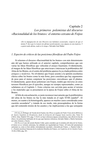 José Manuel Rodríguez Pardo, El alma de los brutos en el entorno del Padre Feijoo, Oviedo 2008