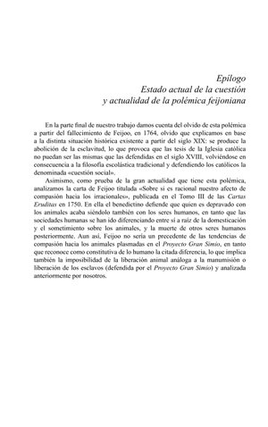 José Manuel Rodríguez Pardo, El alma de los brutos en el entorno del Padre Feijoo, Oviedo 2008