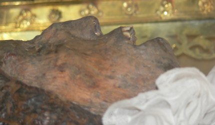 Rostro momificado de Fernando III el Santo