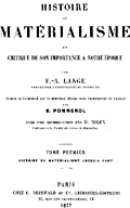 Historia del materialismo