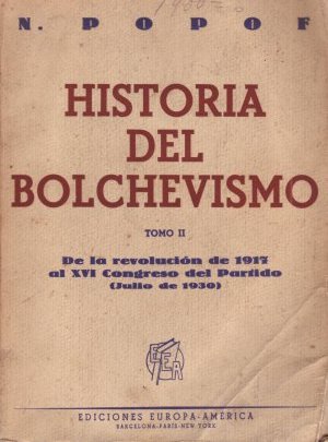 Popov, Historia del Bolchevismo, tomo 2