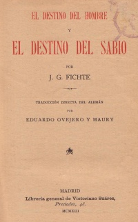 Colección de filósofos españoles y extranjeros - Fichte 1913