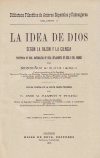 Biblioteca filosófica de autores españoles y extranjeros - Farges 1915