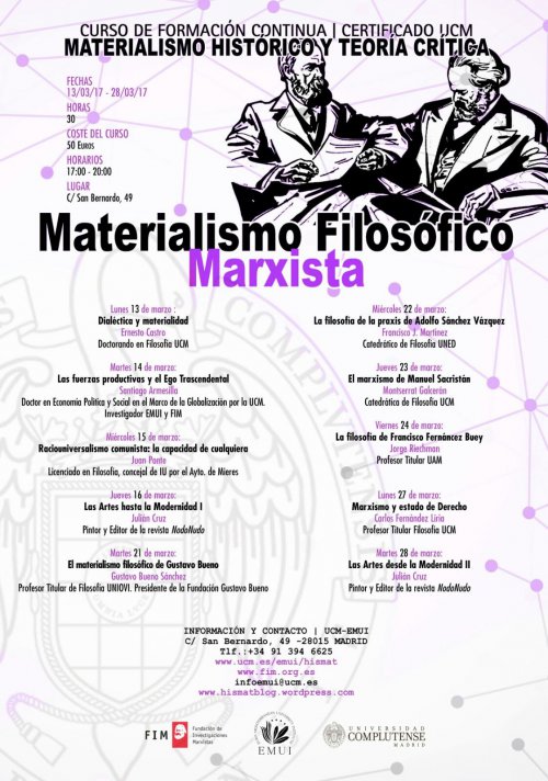 cartel materialismo filosófico marxista 2017