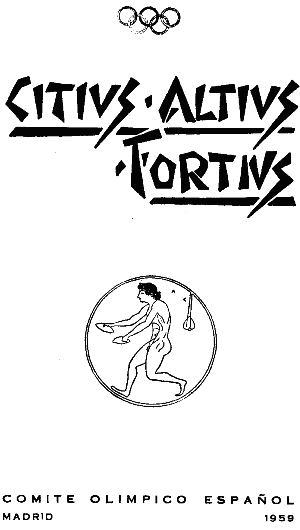 Citius Altius Fortius, Madrid 1959, numero 1
