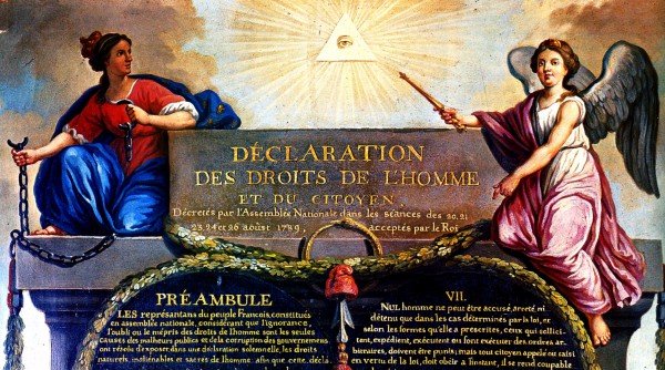 Déclaration des droits de l'homme et du citoyen (fragmento del cuadro de Le Barbier) Déclaration des droits de l'homme et du citoyen (fragmento del cuadro de Le Barbier)