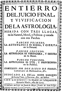 Diego de Torres Villarroel, Entierro del Juicio Final y vivificación de la Astrología, Madrid 1727