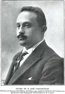 Excmo. Sr. D. José Vasconcelos, Ministro de Instrucción Pública, de Méjico, que asistió a las fiestas del Centenario del Brasil como Embajador Extraordinario de su país. La Esfera, Madrid, 28 octubre 1922