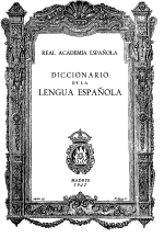 Diccionario 1947 decimoséptima