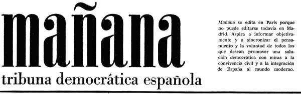 Mañana, tribuna democrática española