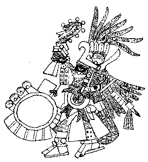 El dios Huitzilopochtli