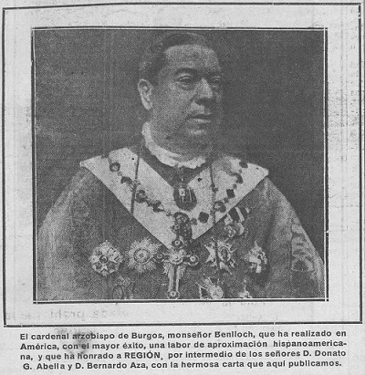 Juan Bautista Benlloch y Vivó - Región, Oviedo, 16 de mayo de 1924 Benlloch
