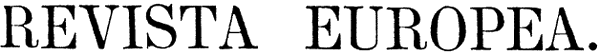 cabecera de Revista Europea