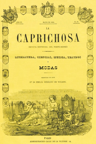 La Caprichosa. Revista Universal del Nuevo Mundo, París, mayo de 1860, año IV, número 37 La Caprichosa