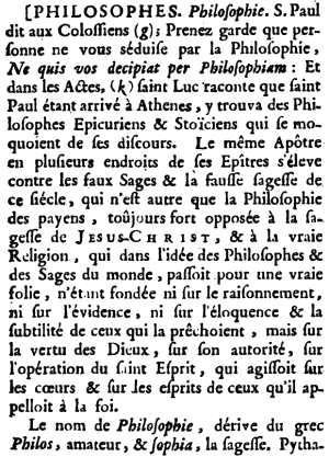 Calmet, Dictionnaire de la Bible, segunda edicion, tomo tercero, Ginebra 1730, pagina 591