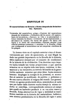 Federico Alberto Lange, Historia del materialismo, La reacci&oacute;n contra el materialismo y el sensualismo. El materialismo en Grecia y Roma despu&eacute;s de Arist&oacute;teles. Epicuro