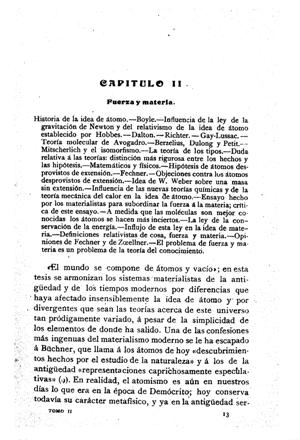 Federico Alberto Lange, Historia del materialismo, Fuerza y materia