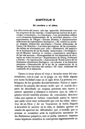 Federico Alberto Lange, Historia del materialismo, El cerebro y el alma