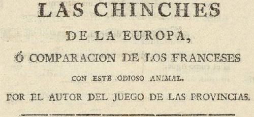 Las chinches de la Europa
