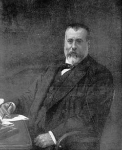 Retrato de D. Marcelino Menéndez y Pelayo, por Moreno Carbonero