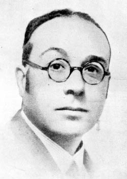 García Morente, decano de la Facultad de Filosofía y Letras, en 1933