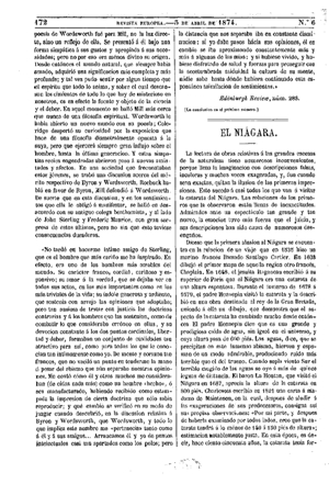 John Tyndall, El Niágara, 1874