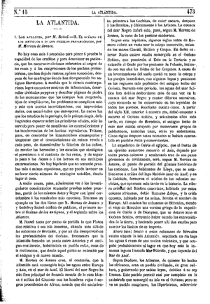 «Revue de Deux Mondes», La Atlántida, 1874
