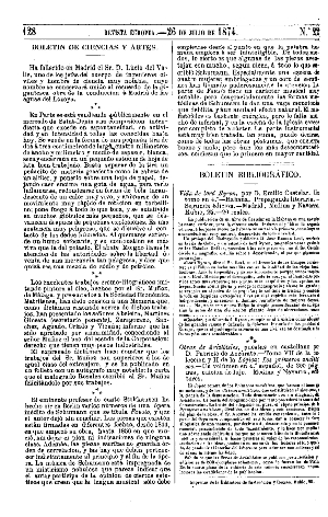 [Boletines, miscelánea, ...], 1874