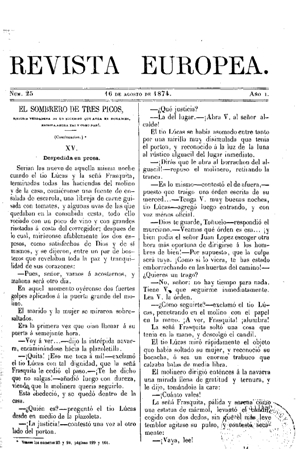 Pedro Antonio de Alarc&oacute;n (1833-1891), El sombrero de tres picos, 1874