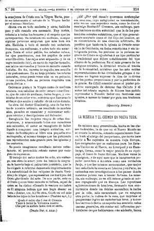 H. D., La miseria y el crimen en Nueva York, 1874