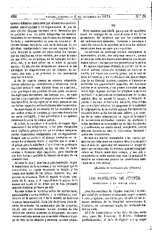 Camilo Flammarion, Los sat&eacute;lites de J&uacute;piter observados a la simple vista, 1874