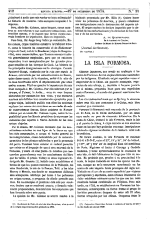 Gabriel Marcel, La isla Formosa, 1874