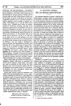 John Tyndall, La evoluci&oacute;n hist&oacute;rica de las ideas cient&iacute;ficas, 1874