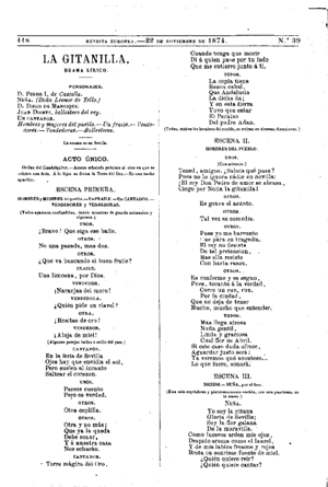 Antonio Arnao (1828-1889), La gitanilla, 1874