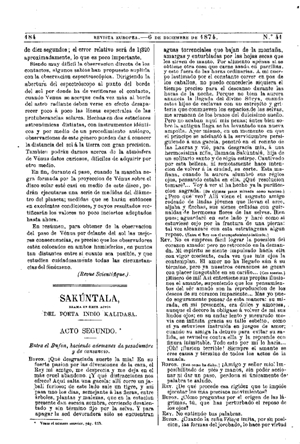 Francisco García Ayuso, Sakúntala, 1874