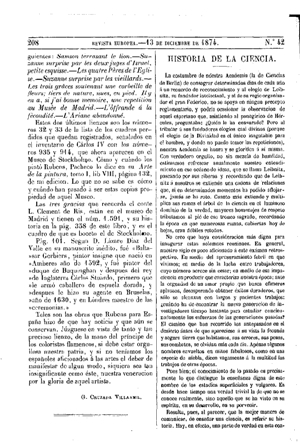 E. Du Bois-Reimond, Historia de la ciencia, 1874