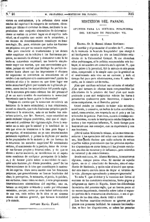 Modesto Fernández y González, Misterios del pasado, 1874