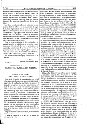 Antonio María Fabié, Examen del materialismo moderno, 1875