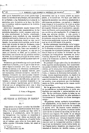 James Colter Morison, ¿Es posible la república en Francia?, 1875