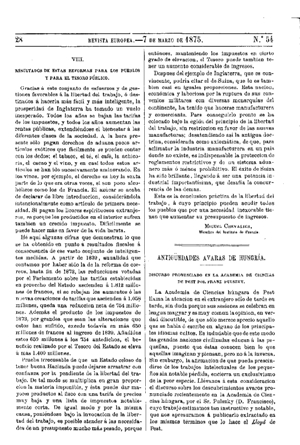 “Das Ausland”, AntigÁedades avaras de Hungría, 1875