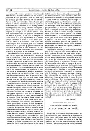 W. de Fonvielle, El Estado más pequeño del mundo. La isla Tristán de Acuña, 1875